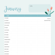 Load image into Gallery viewer, 2024 Busy Mum’s Planner Calendar
