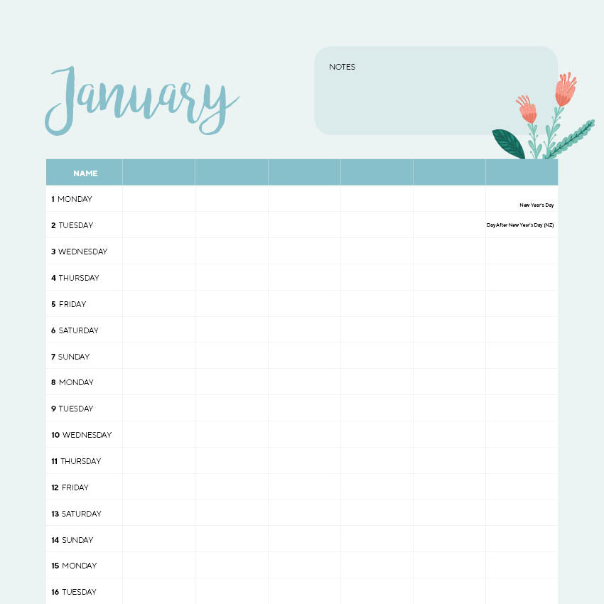 Calendar 2024 Planner Sheet Kawaii To Do List Daily Schedule