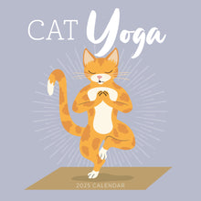 Load image into Gallery viewer, Cat Yoga Calendar 2025 Cover