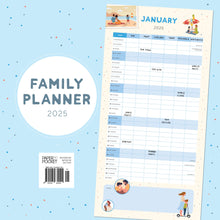 Load image into Gallery viewer, Family Planner Calendar 2025 Monthly Overview