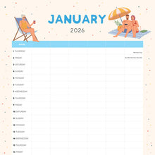 Load image into Gallery viewer, My Family Planner 2026 Calendar