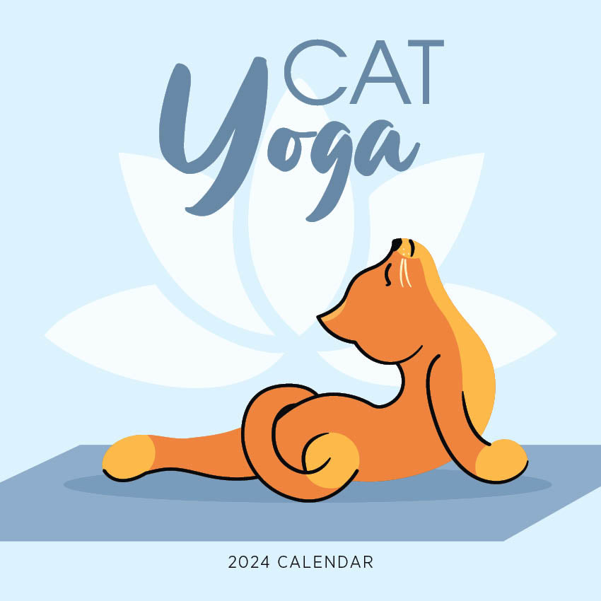 2024 Cat Yoga Calendar , 2024 kitty calendar