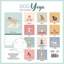 Load image into Gallery viewer, 2024 Dog Yoga Calendar