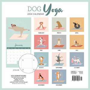 2024 Dog Yoga Calendar