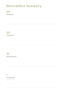 WellBeing Calm 2026 Diary