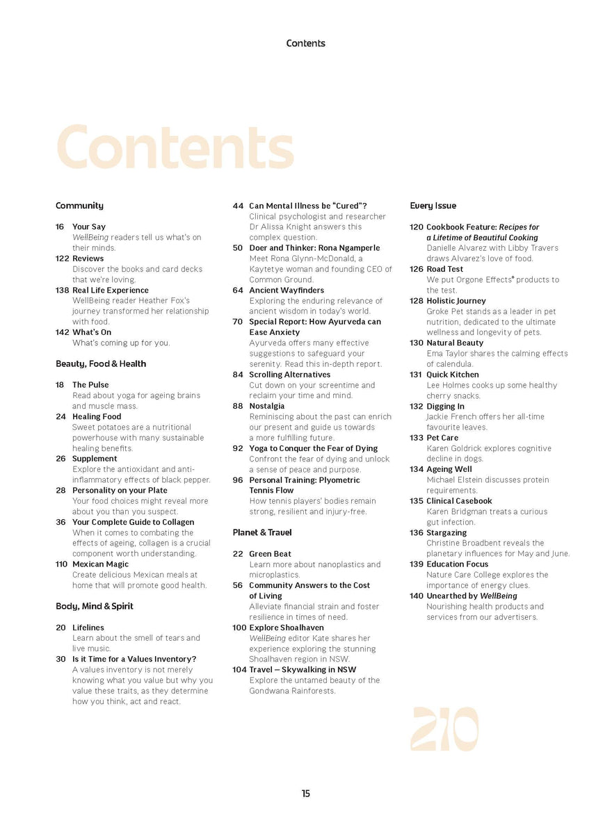 WellBeing Magazine Issue 210 – wellbeingshop.com.au