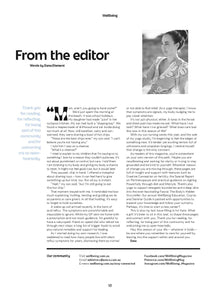 WellBeing Magazine Subscription