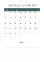 Load image into Gallery viewer, 2024 Weekly Planner Diary