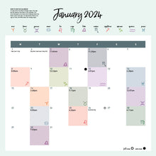 Load image into Gallery viewer, 2024 Wellbeing Astrology Calendar