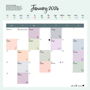 2024 Wellbeing Astrology Calendar