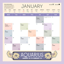Load image into Gallery viewer, WellBeing Astrology 2027 Calendar