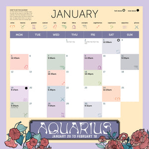WellBeing Astrology 2026 Calendar