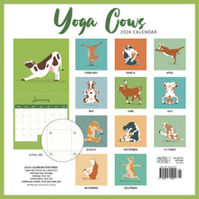 Load image into Gallery viewer, 2024 Yoga Cows Calendar