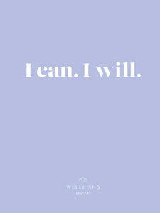 WellBeing I Can-I Will Journal (Undated)