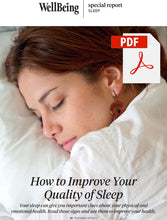 Load image into Gallery viewer, Special Report: How to Improve Your Quality of Sleep